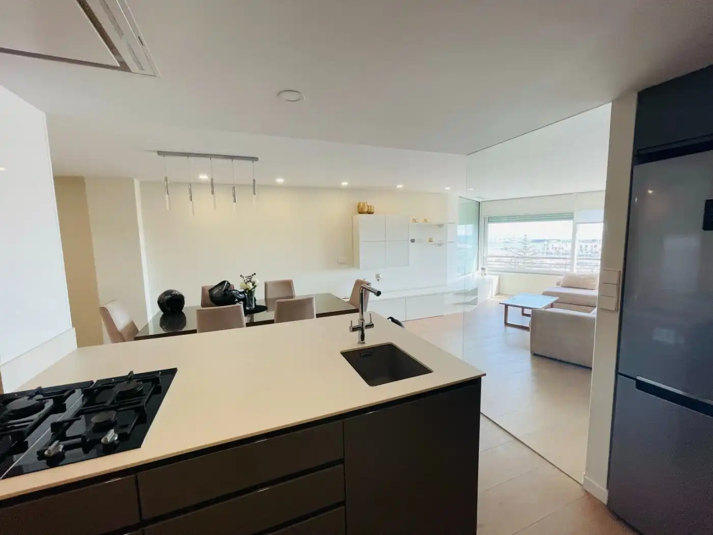 Küche von Wohnung zur Miete in Alicante / Alacant mit Klimaanlage, Heizung und Parkett