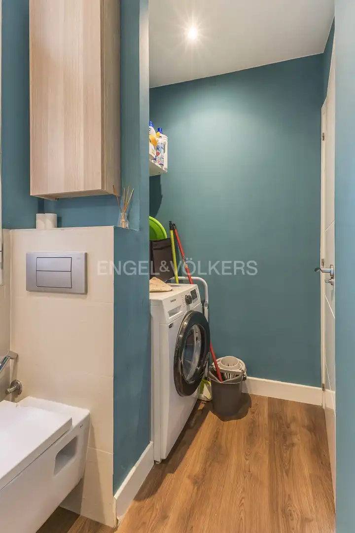 Kitchen of Flat for rent in Madrid  with Air Conditioner and Heating