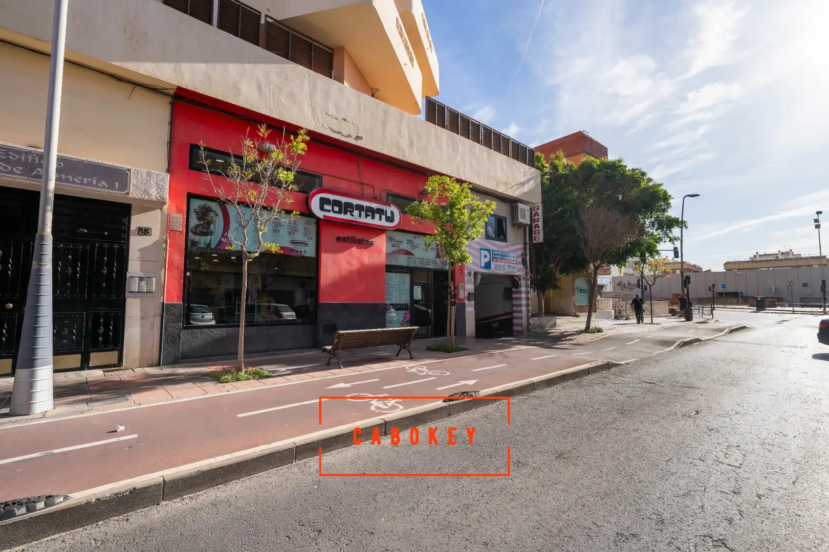 Vista exterior de Local en traspaso en Almería con Aire acondicionado, Amueblado y Internet