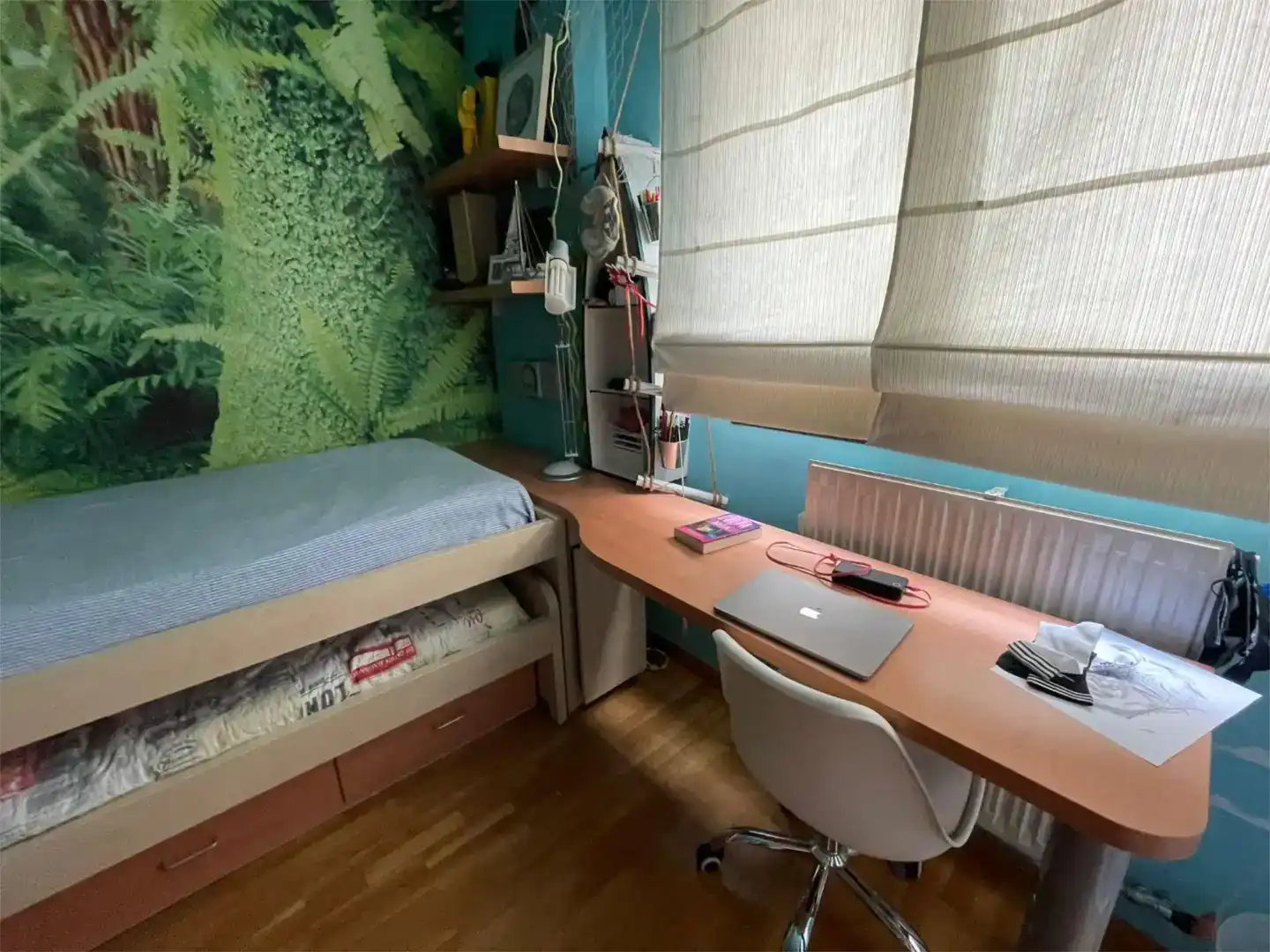 Schlafzimmer von Maisonette zum Verkauf in  Logroño mit Parkett und Abstellraum