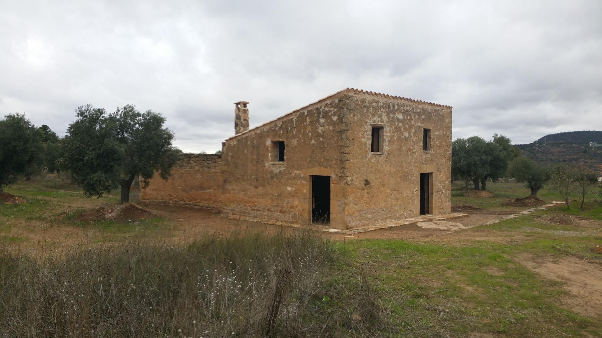 Vista exterior de Finca rústica de alquiler en La Pobla de Cérvoles