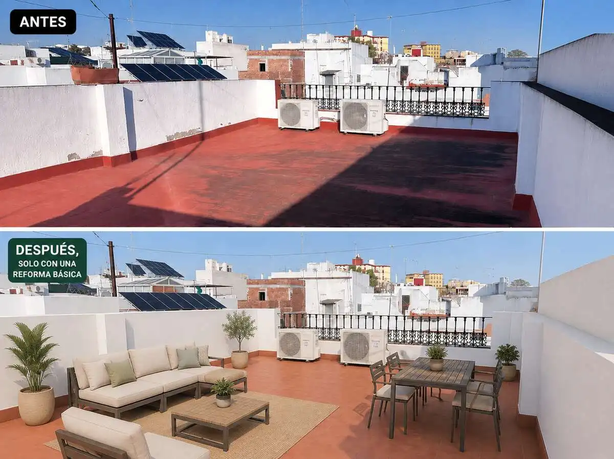 Terrasse von Haus oder Chalet zum Verkauf in Sevilla mit Terrasse und Abstellraum