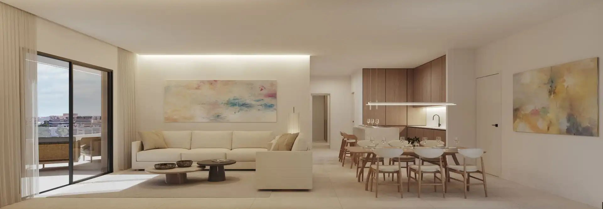 Sala de estar de Piso en venta en Marbella con Terraza