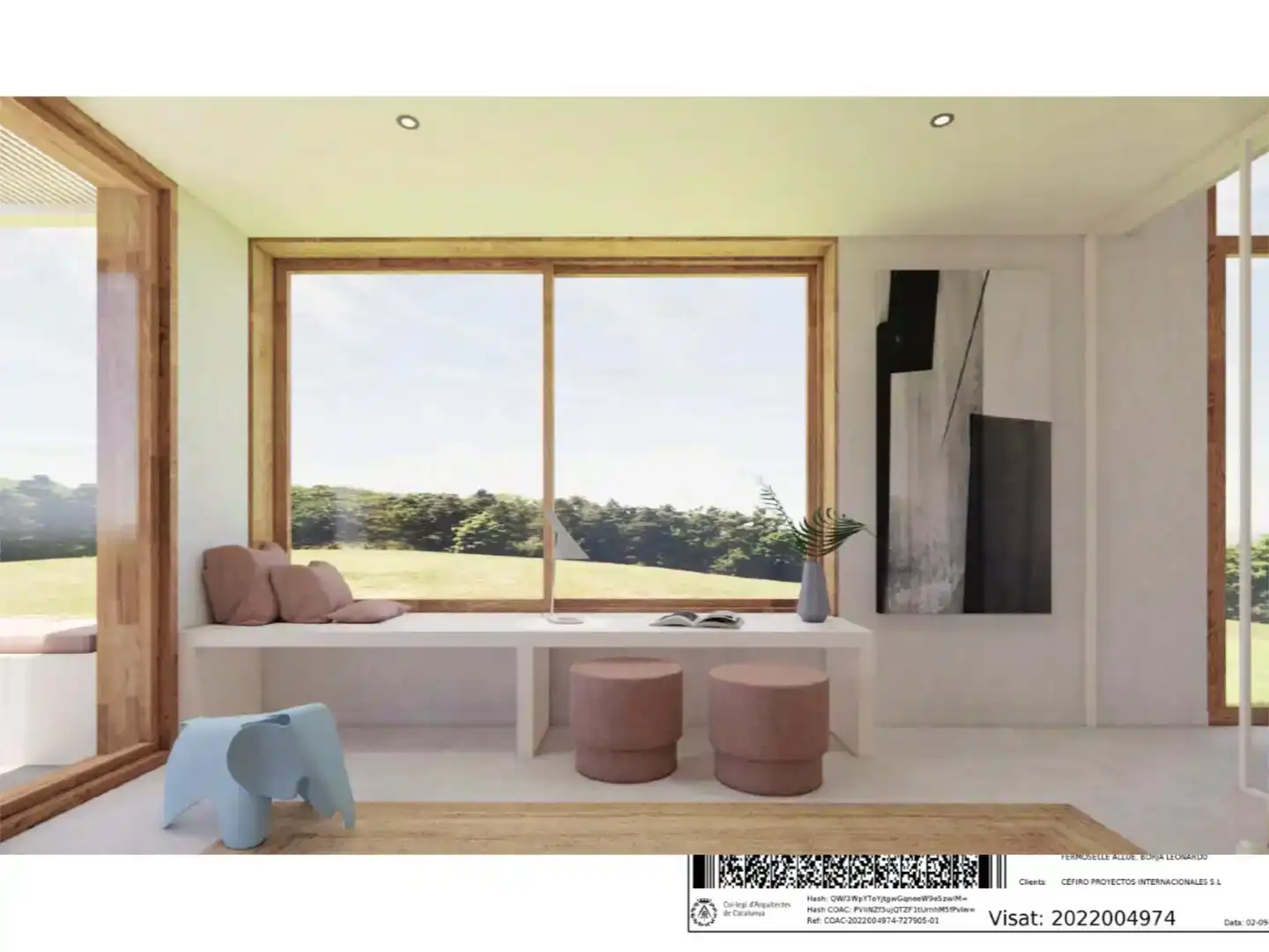 Sala de estar de Piso en venta en Sant Pere de Ribes con Jardín privado, Trastero y Piscina