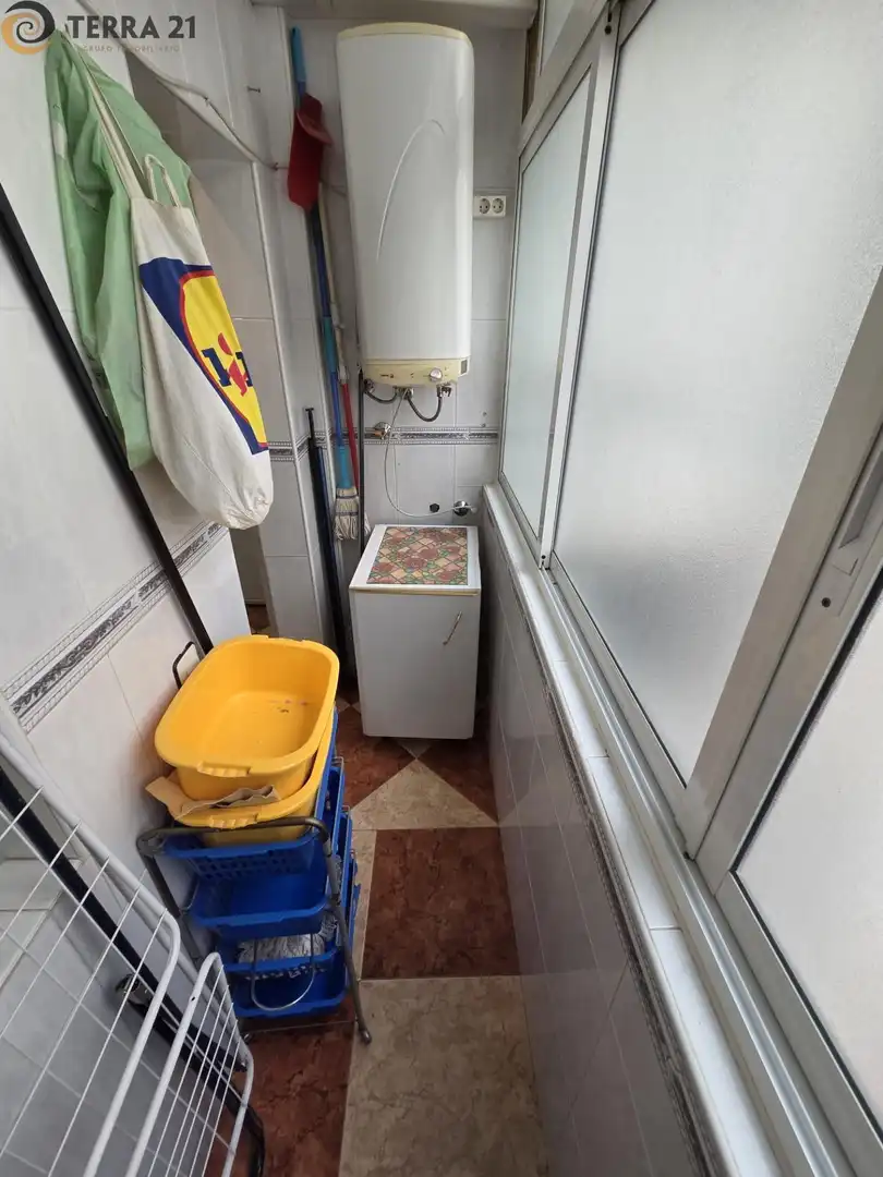 Balcony of Flat for rent in Jaén  with Air Conditioner and Heating