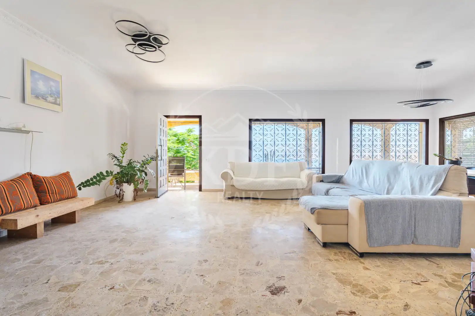 Sala de estar de Casa o chalet en venta en El Rosario con Aire acondicionado, Jardín privado y Terraza