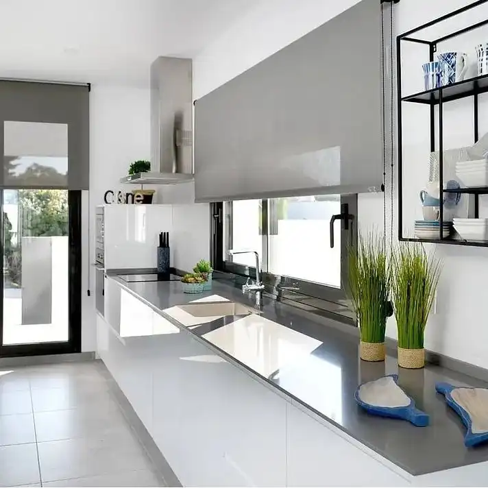 Cocina de Casa adosada en venta en Conil de la Frontera con Aire acondicionado, Terraza y Piscina