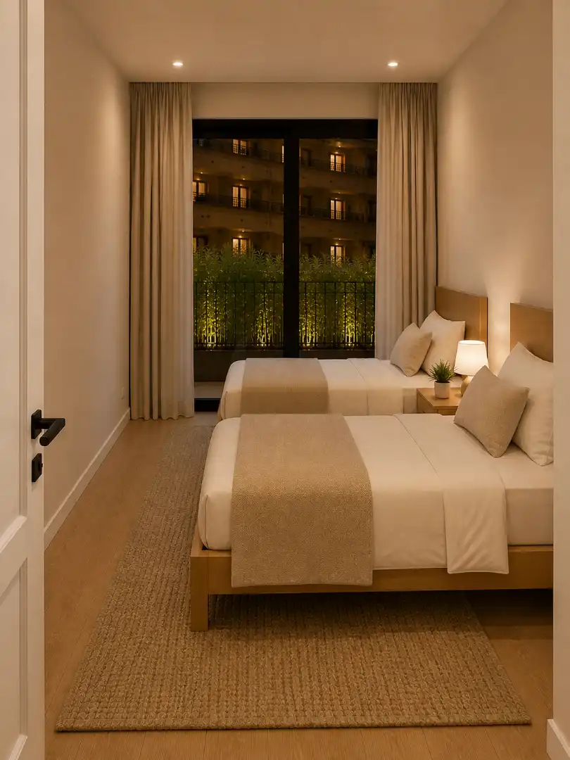 Bedroom of Apartments for sale in Sanxenxo  with Air Conditioner, Heating and Terrace