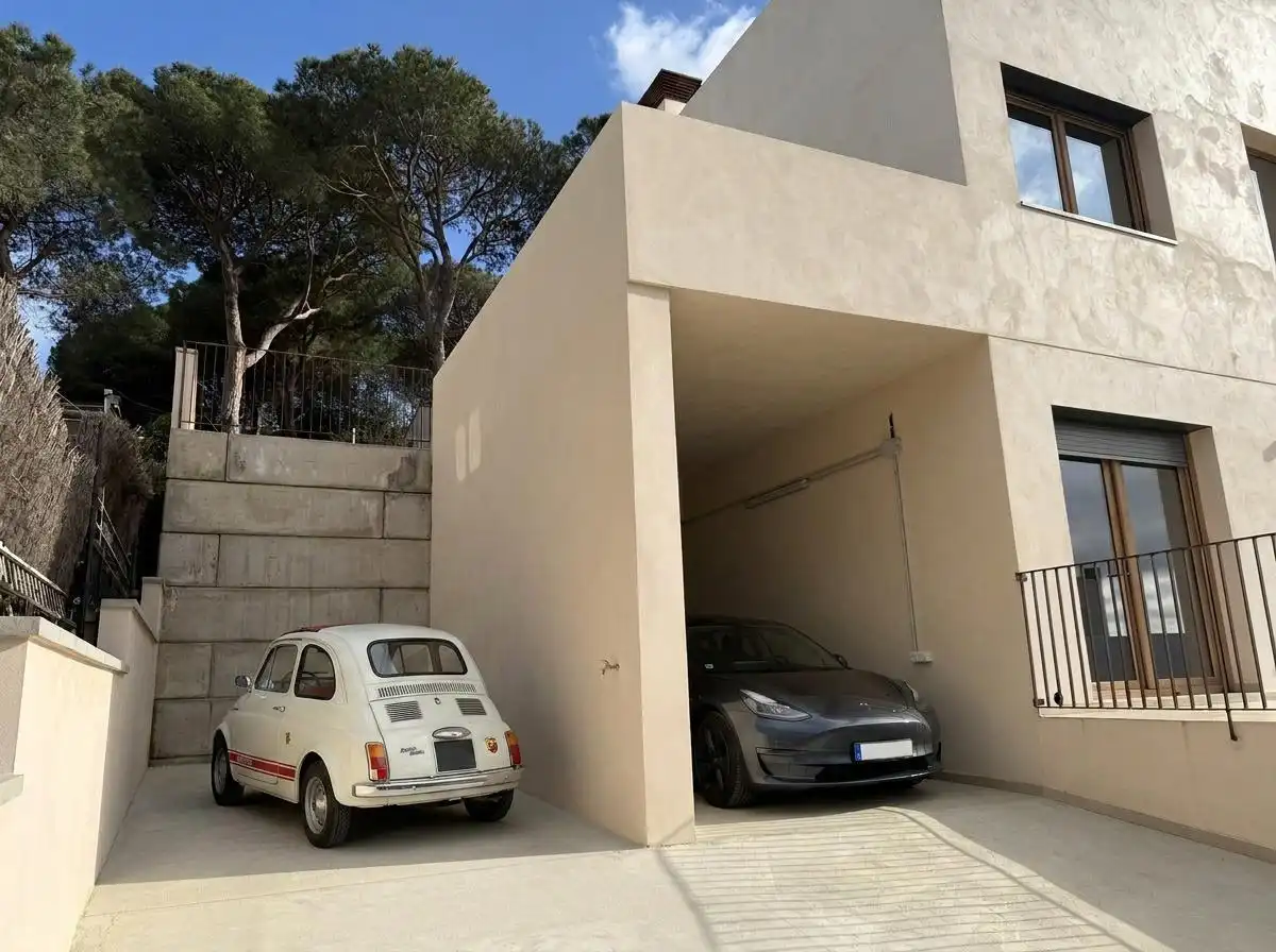 Parking of Houses for sale in La Roca del Vallès  with Heating and Private garden