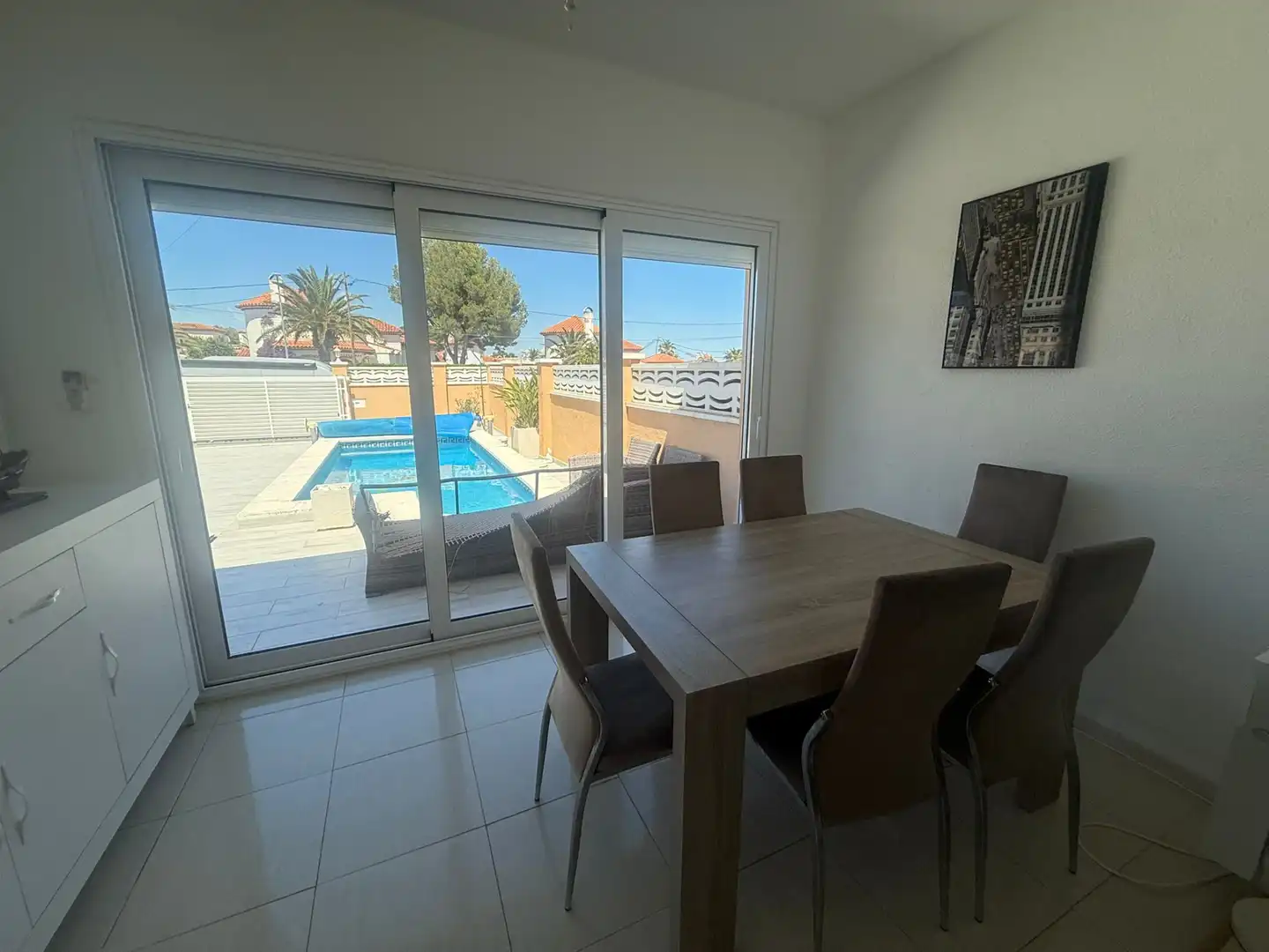 Dining room of Houses for sale in Mont-roig del Camp  with Air Conditioner, Heating and Private garden