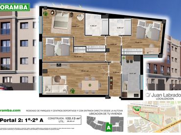 Piso de obra nueva con piscina en venta en Calle Juan Labrado 35