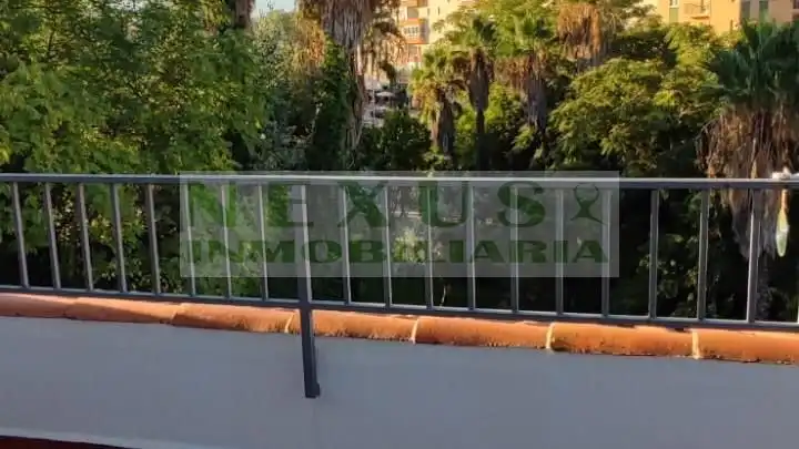 Balcony of Flat for rent in Cáceres  with Air Conditioner, Heating and Furnished