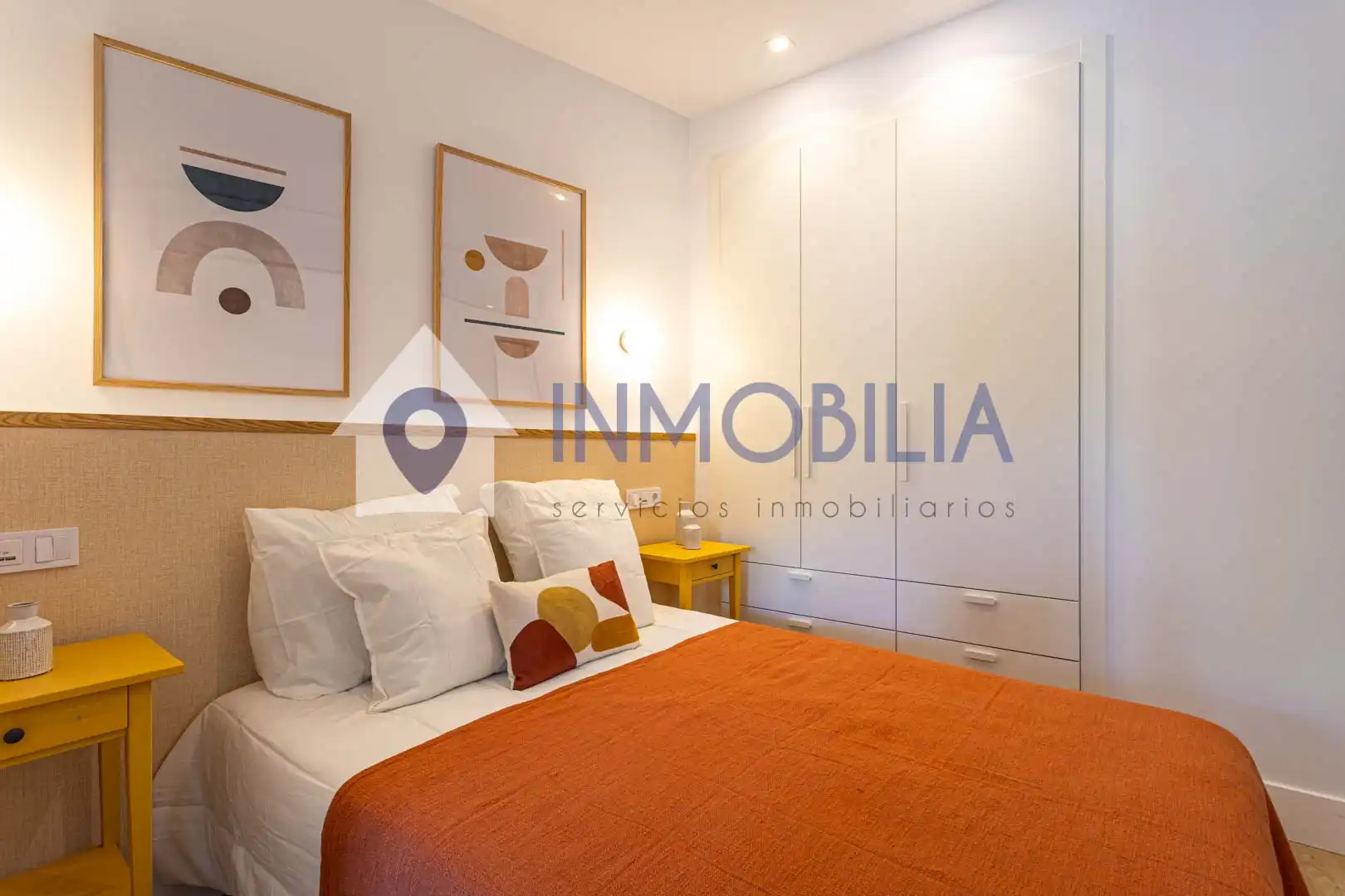 Schlafzimmer von Wohnung zum Verkauf in Madrid mit Klimaanlage und Heizung