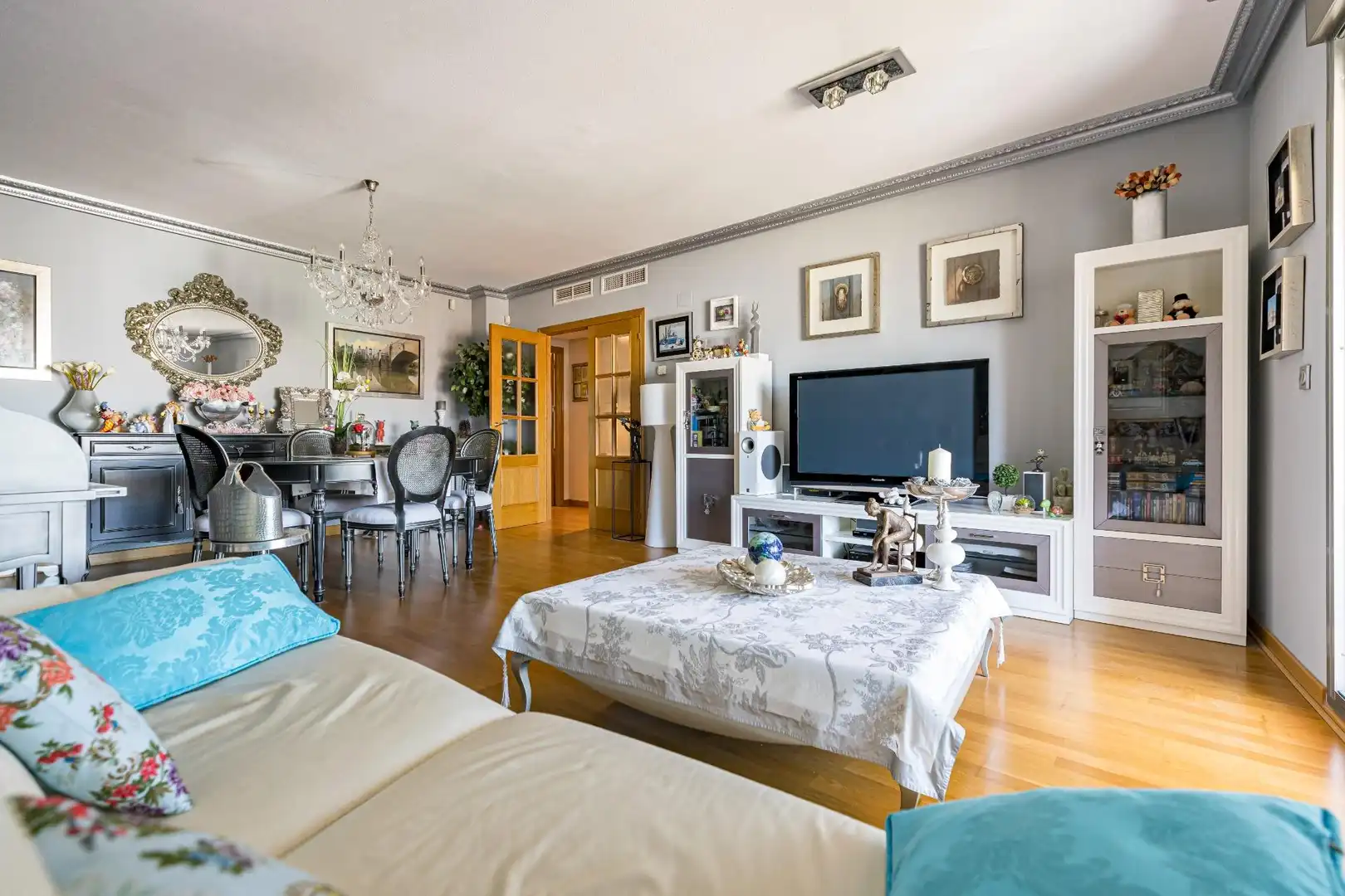 Sala de estar de Piso en venta en Murcia con Aire acondicionado, Calefacción y Trastero