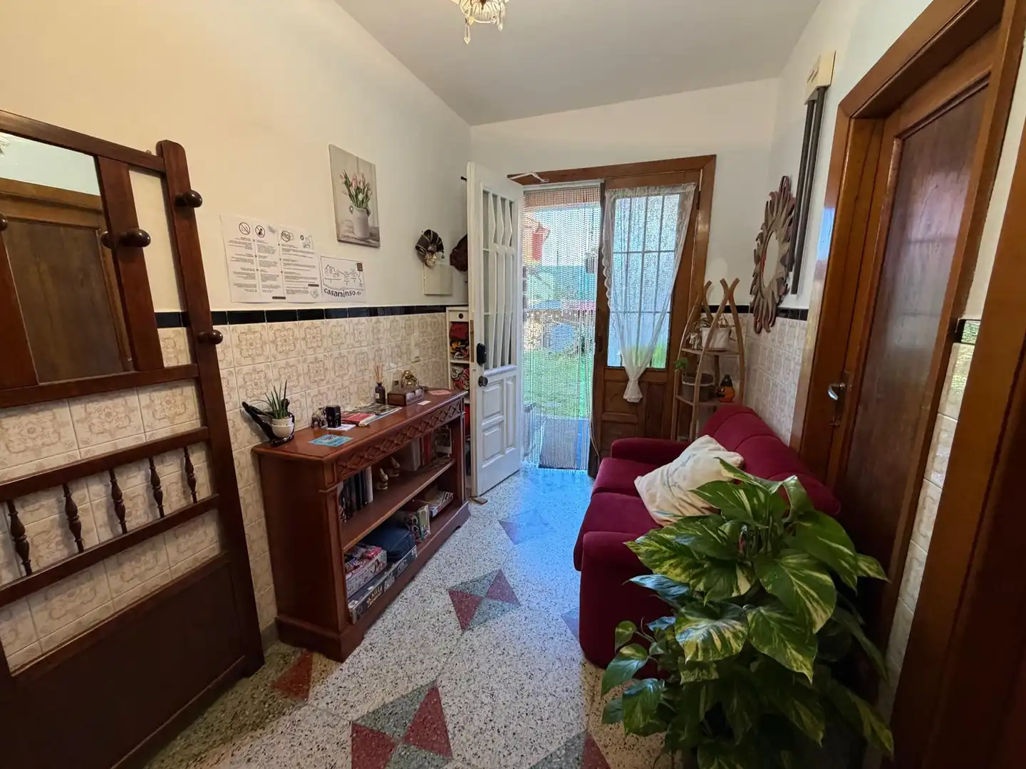 Sala d'estar de Casa adosada en venda en Redondela, Pontevedra