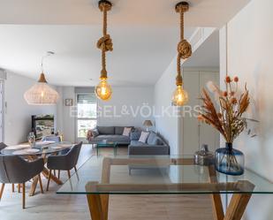 Sala d'estar de Àtic de lloguer en Dénia amb Aire condicionat, Calefacció i Terrassa