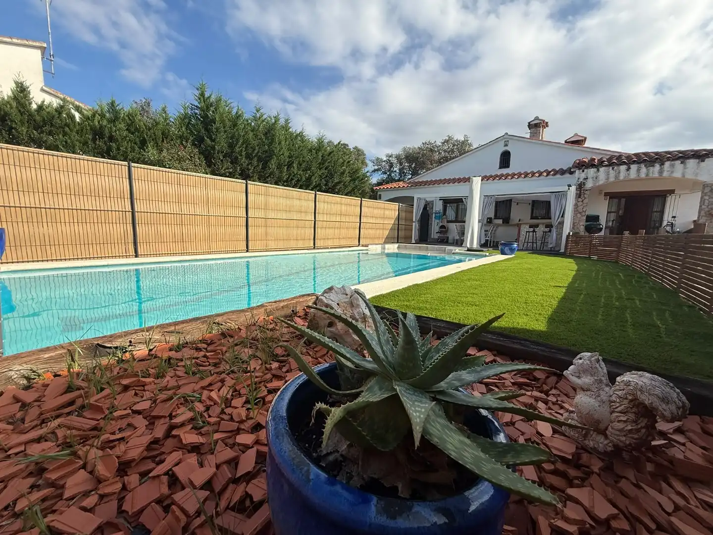 Piscina de Casa o chalet en venta en Caldes de Malavella con Calefacción, Jardín privado y Terraza