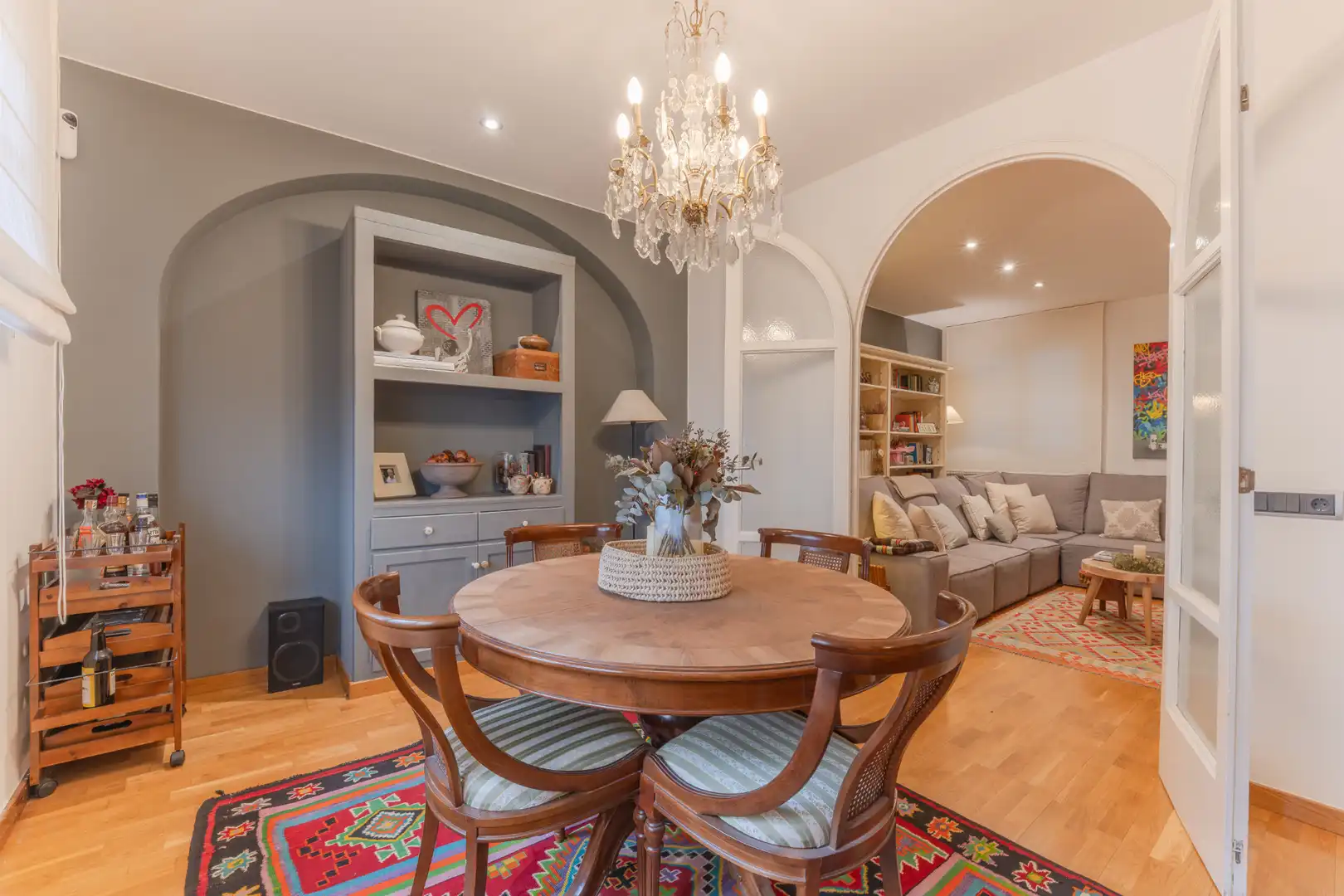 Esszimmer von Wohnung zum Verkauf in Girona mit Heizung und Terrasse