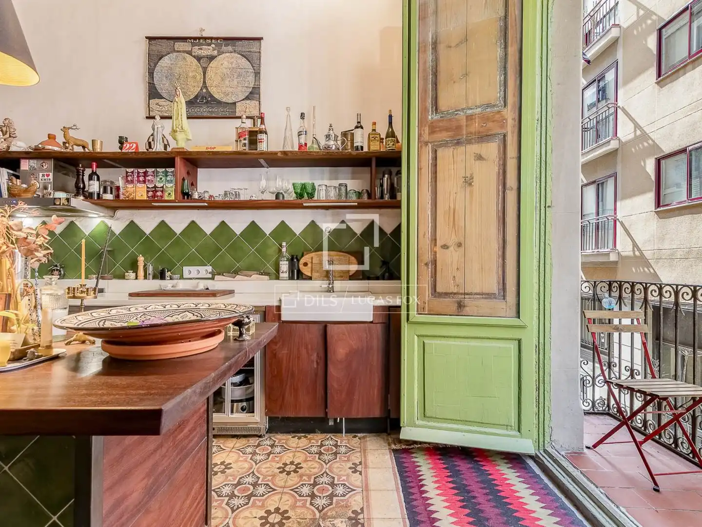 Cocina de Piso en venta en Barcelona con Aire acondicionado, Terraza y Balcón