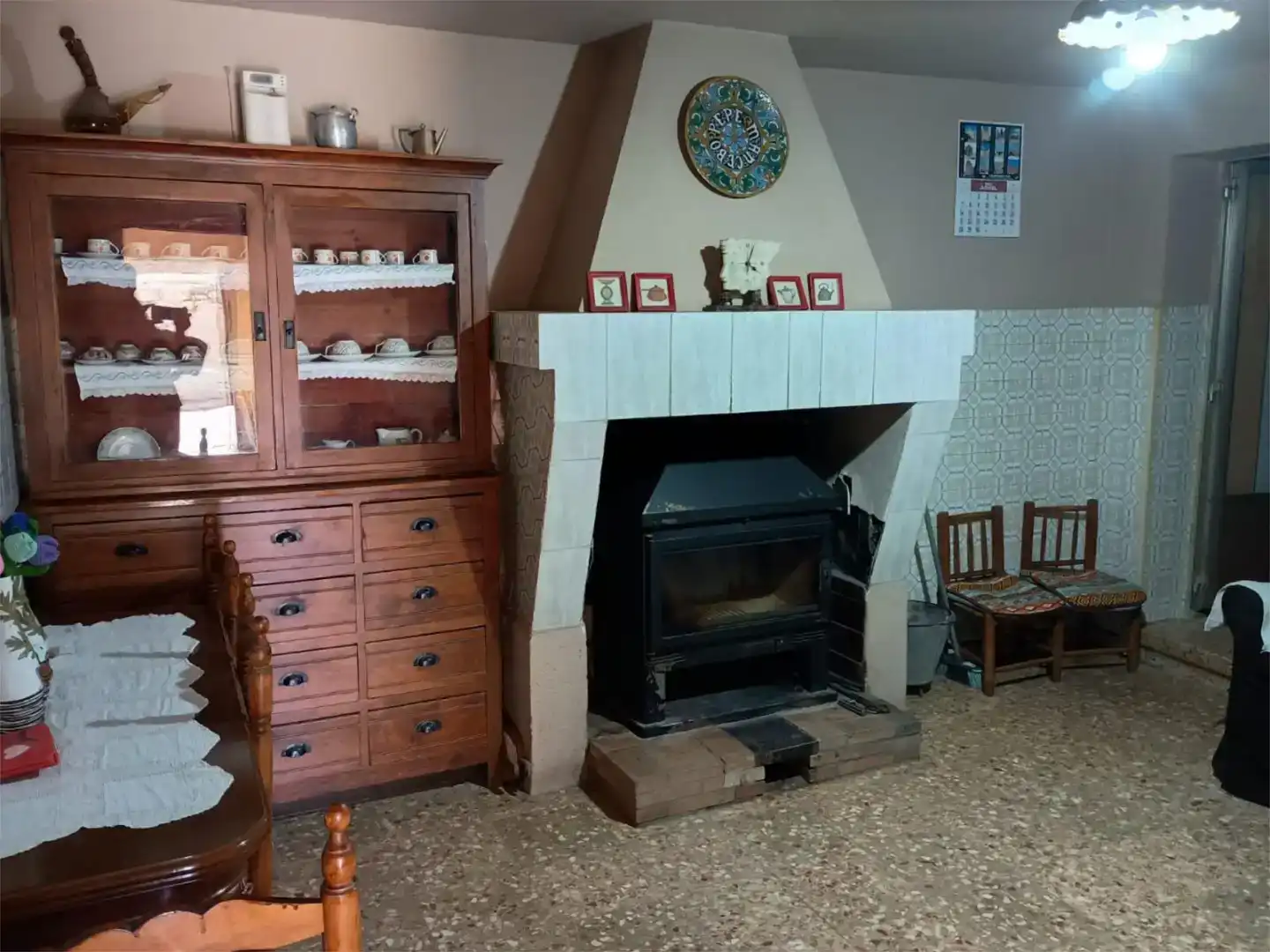 Living room of Flat for sale in Peralejos de Arriba  with Private garden, Storage room and Furnished