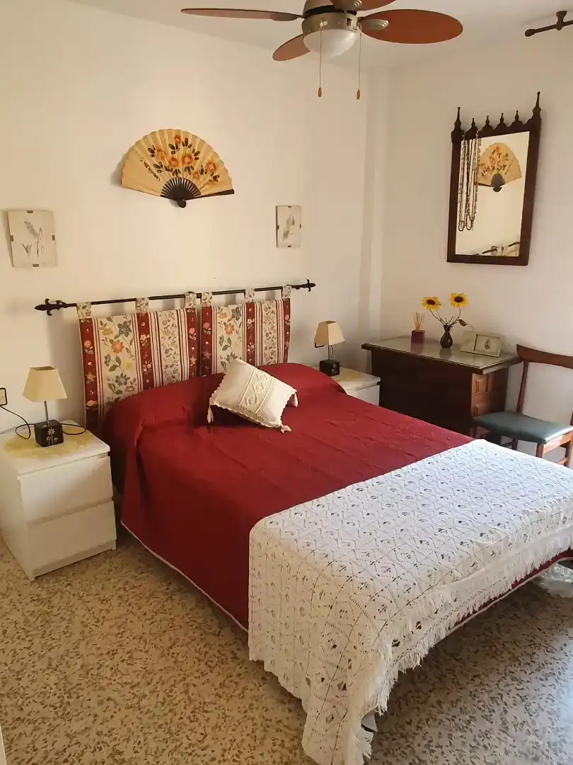 Habitación de Casa o chalet de alquiler en Algarrobo con Aire acondicionado, Jardín privado y Amueblado