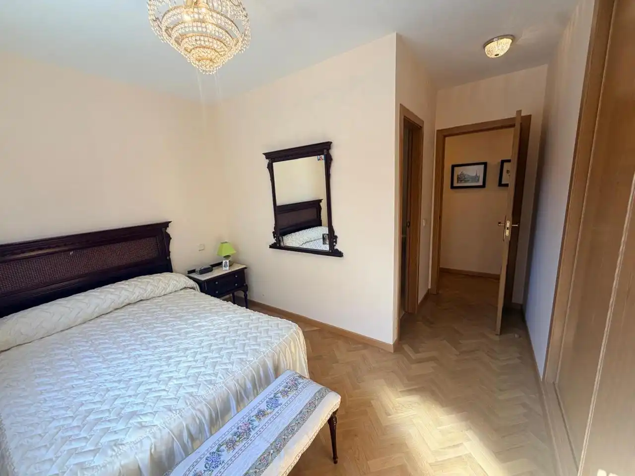 Bedroom of Ground floor for sale in Tarancón  with Heating, Parquet flooring and Storage room
