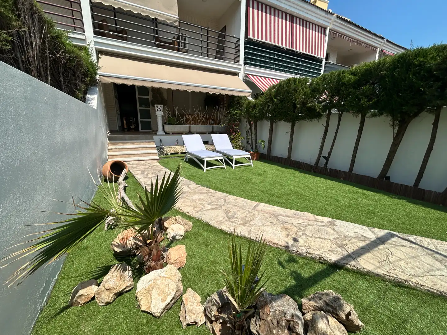 Terrace of Detached homes for sale in Gandia  with Air Conditioner, Private garden and Terrace