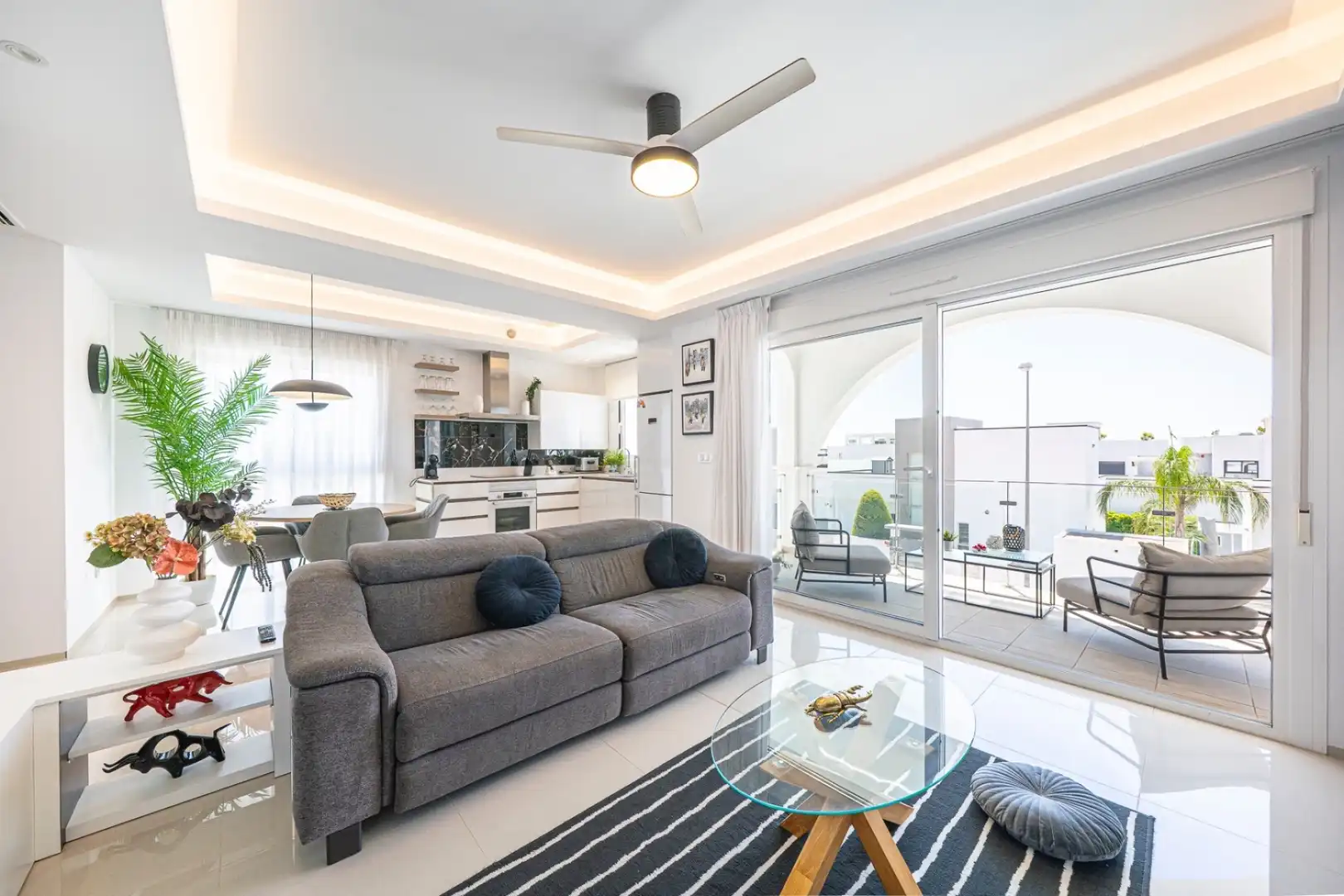 Sala de estar de Piso en venta en Rojales con Aire acondicionado, Calefacción y Terraza