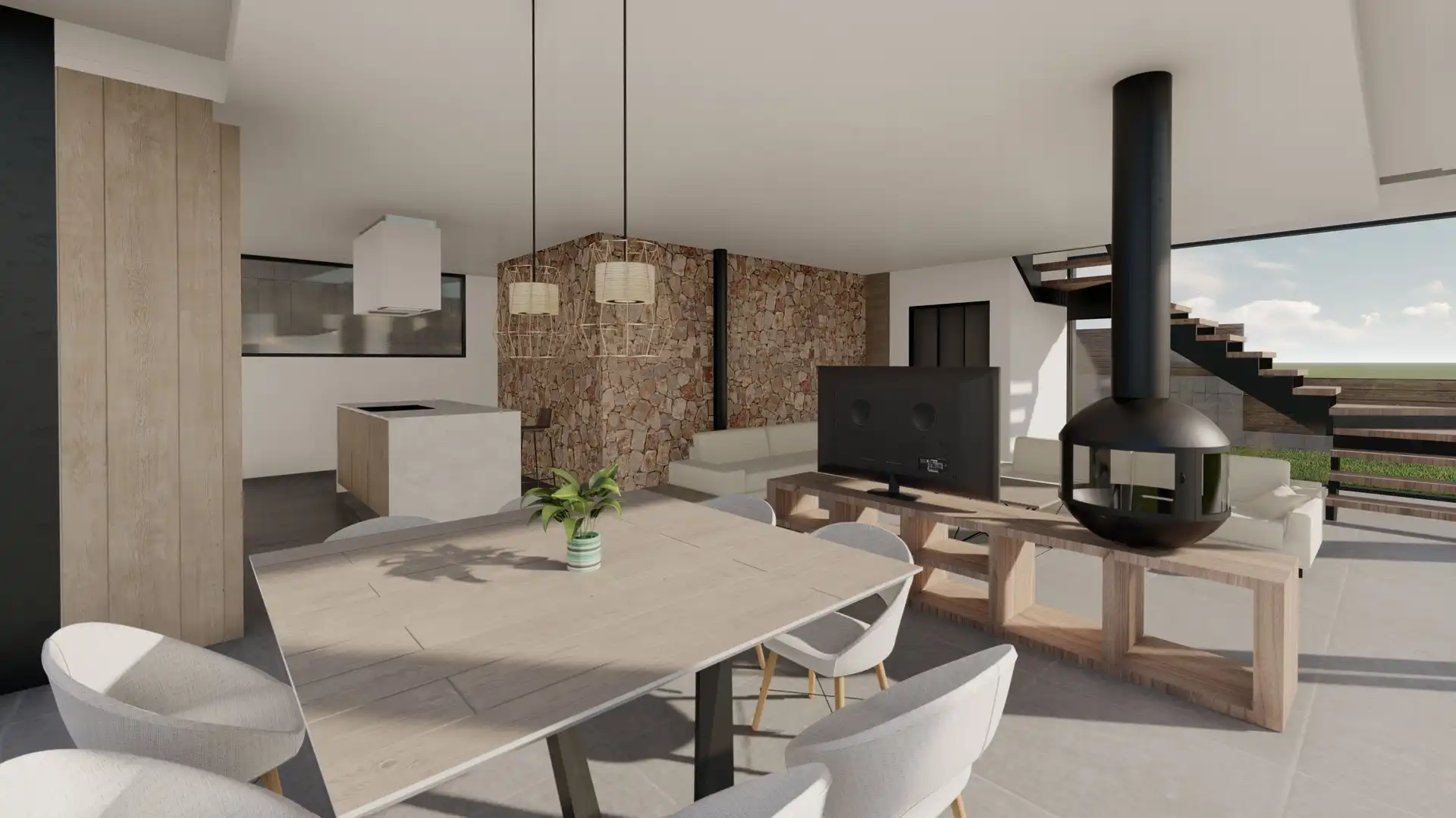 Living room of Houses for sale in Sant Feliu de Guíxols  with Air Conditioner, Heating and Terrace