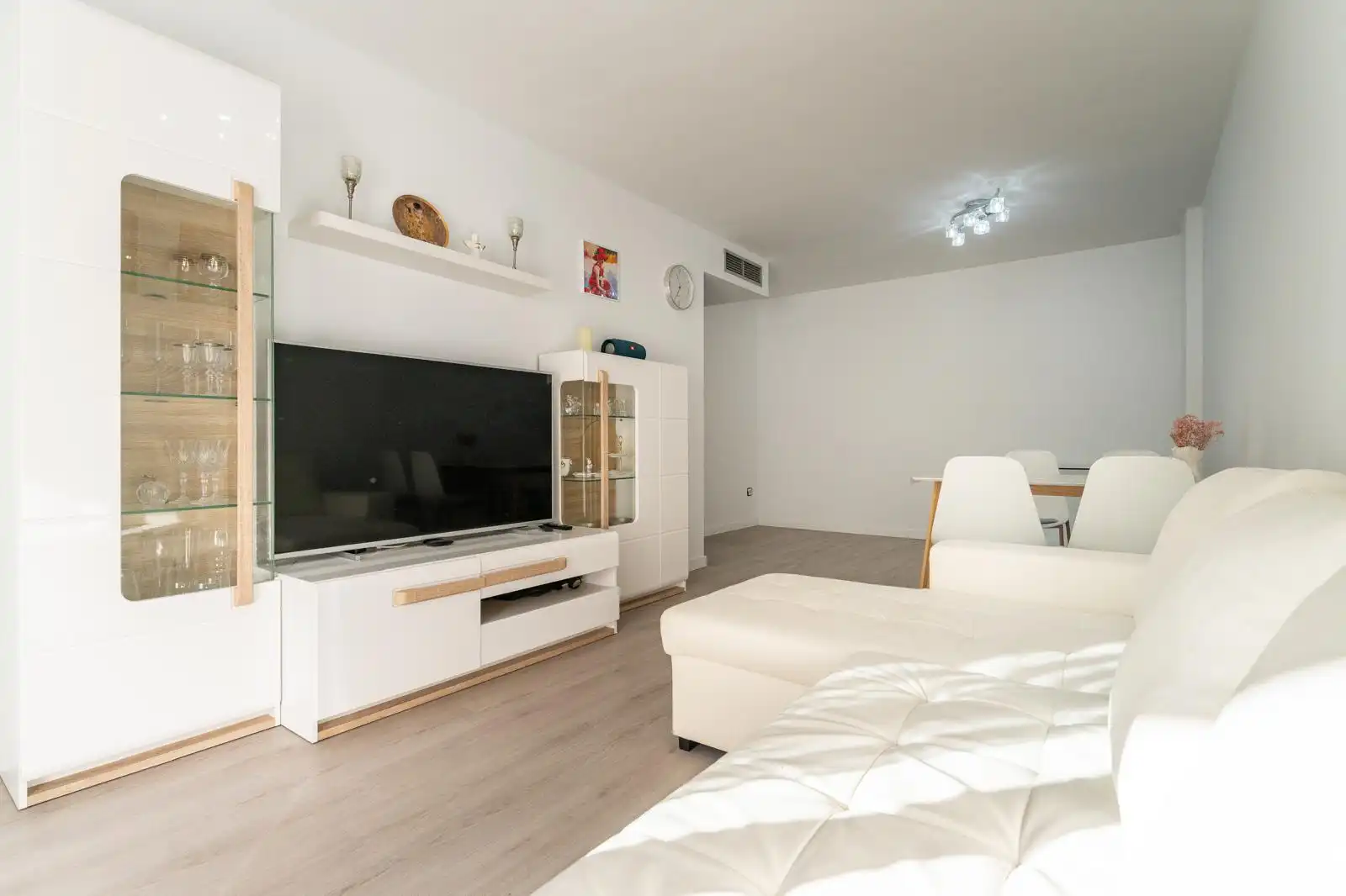 Wohnzimmer von Wohnung zum Verkauf in Reus mit Klimaanlage, Heizung und Parkett