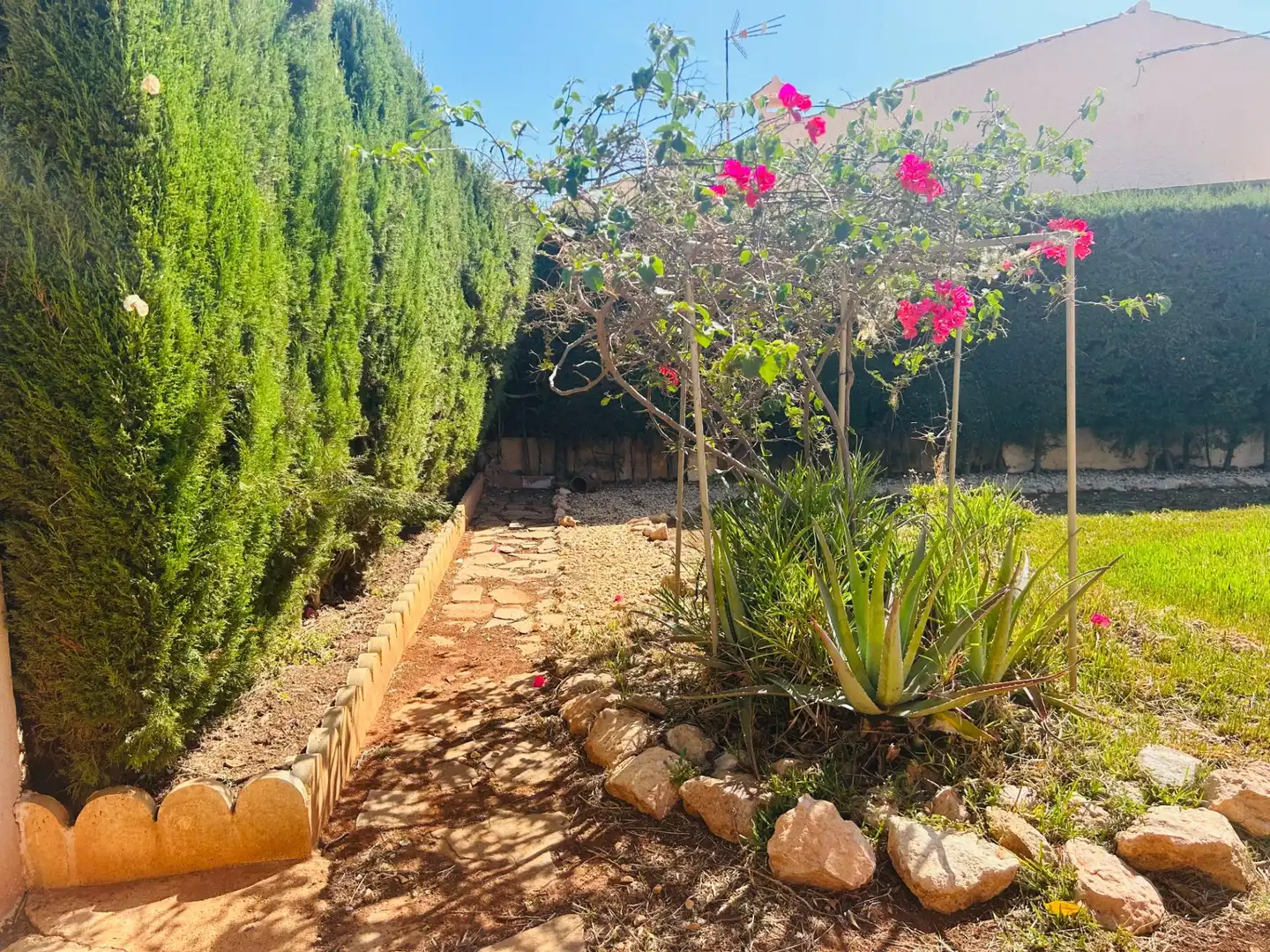 Jardín de Casa o chalet en venta en Cartagena con Aire acondicionado, Jardín privado y Terraza