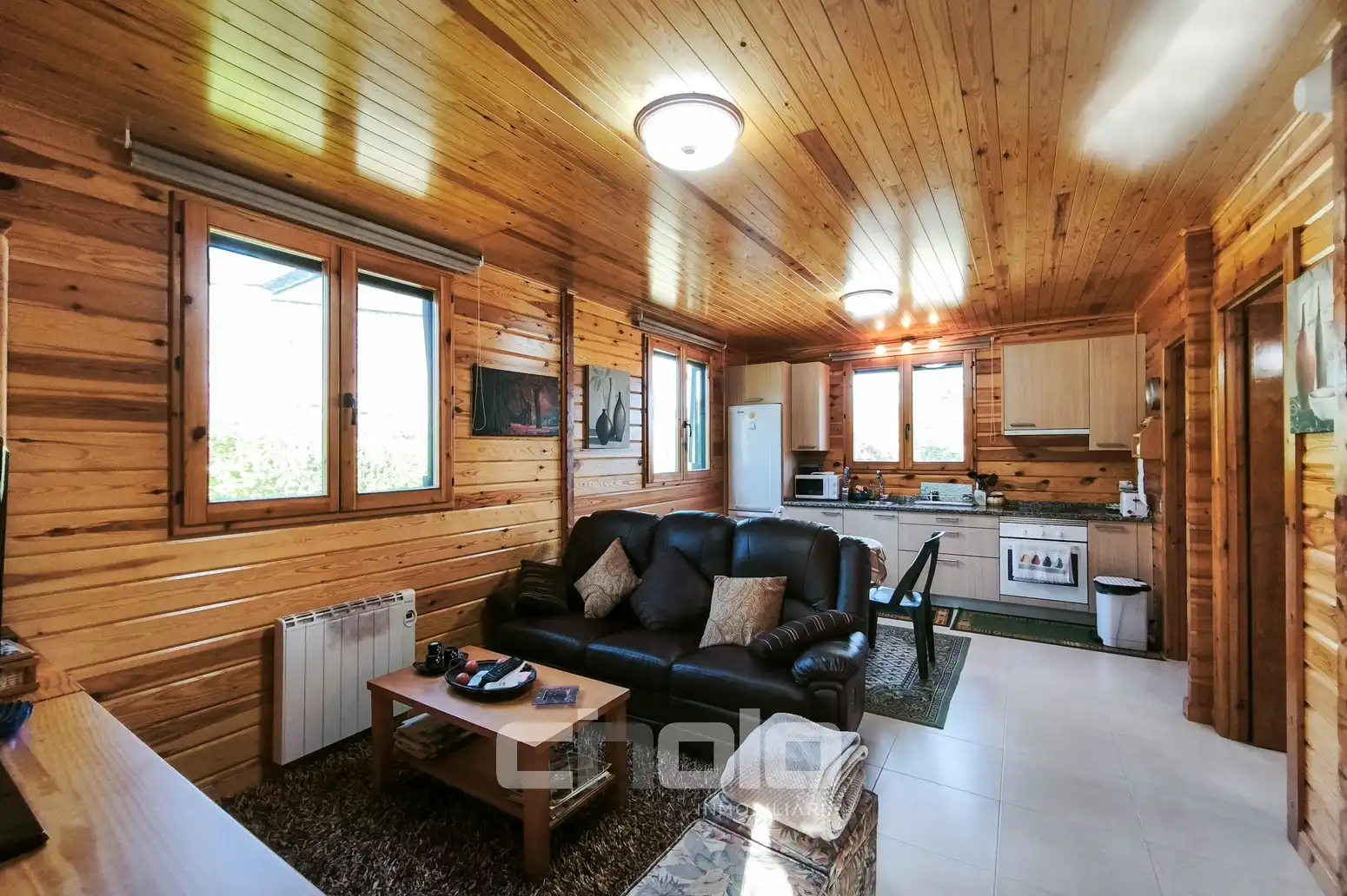 Living room of Houses for sale in Friol  with Heating and Furnished