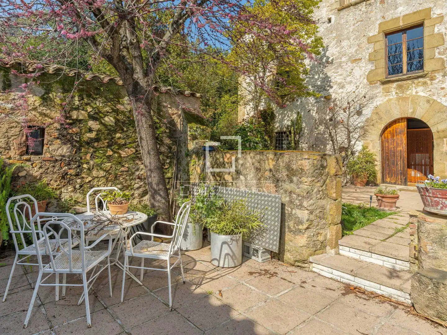 Terrace of Country homes for sale in Anglès  with Air Conditioner, Private garden and Terrace