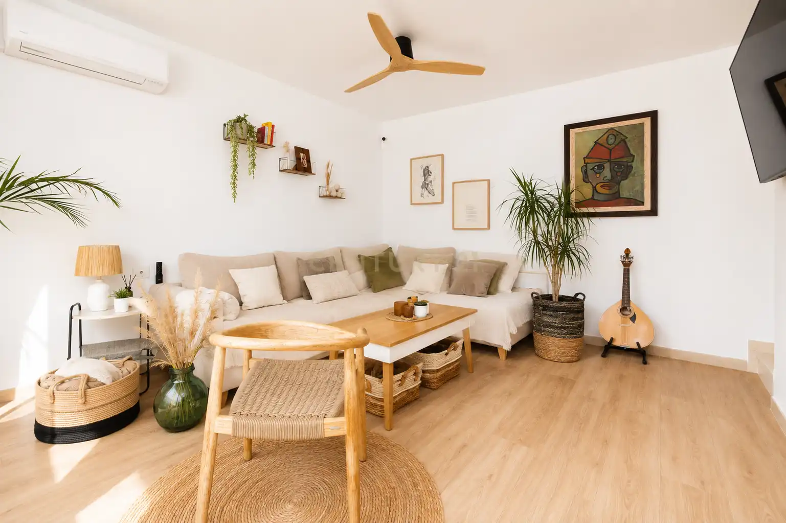 Sala d'estar de Casa o xalet en venda en Sant Joan d'Alacant amb Aire condicionat, Forn i Rentadora