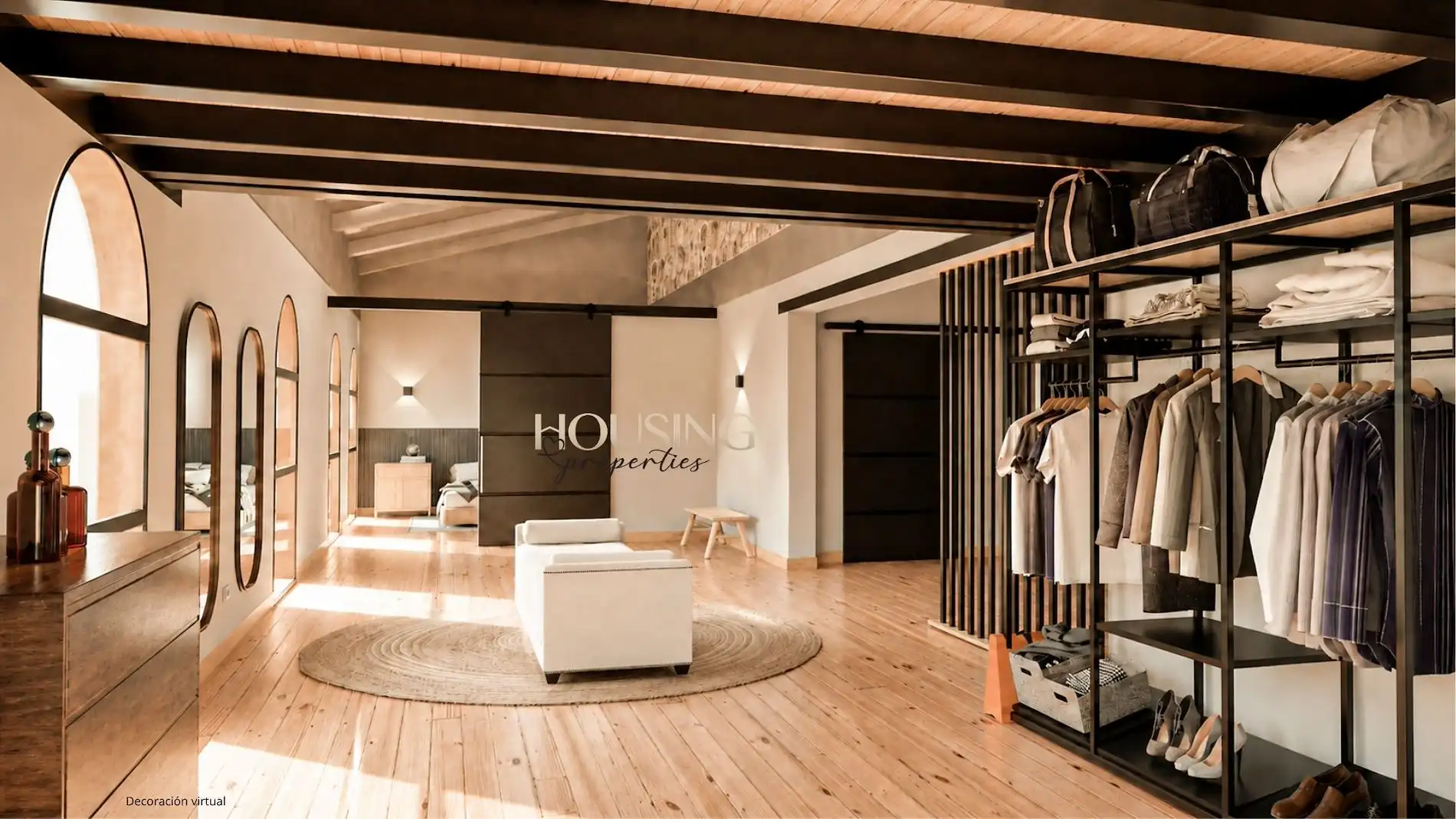 Sala d'estar de Loft en venda en  Palma de Mallorca amb Aire condicionat i Terrassa