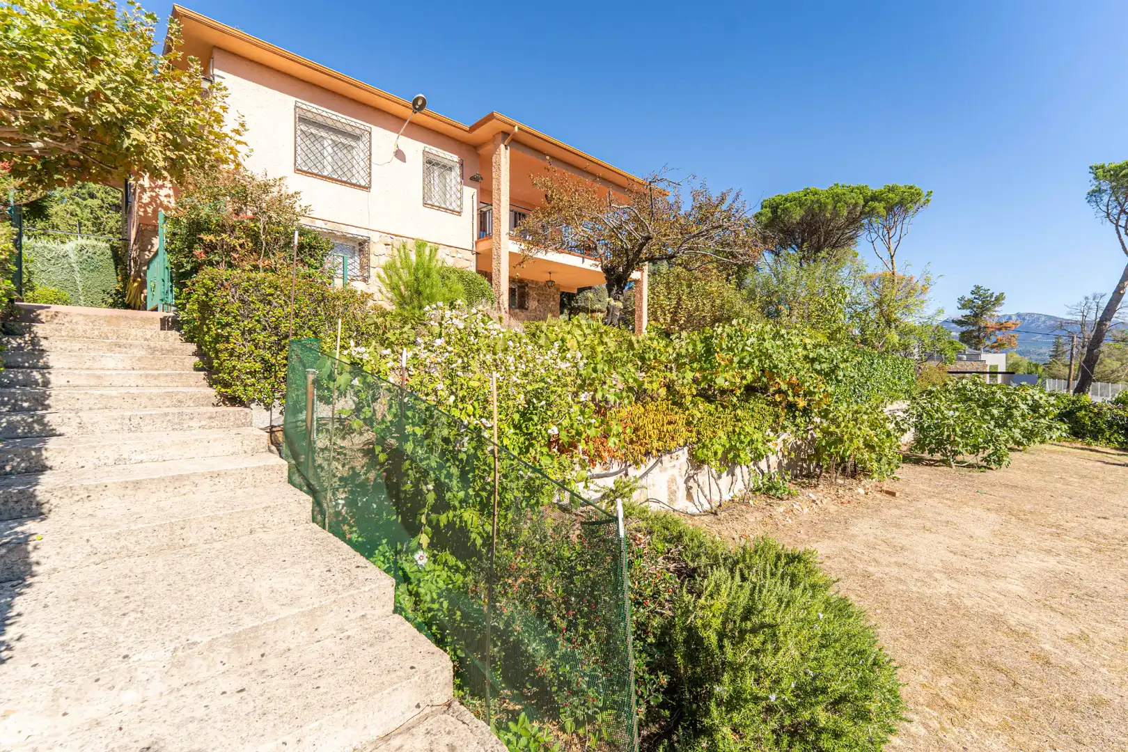 Exterior view of Houses for sale in Guadarrama  with Air Conditioner, Heating and Private garden
