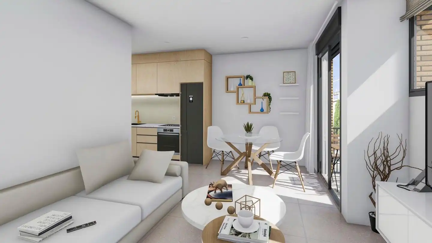 Living room of Flat for sale in Sevilla  with Air Conditioner, Heating and Balcony