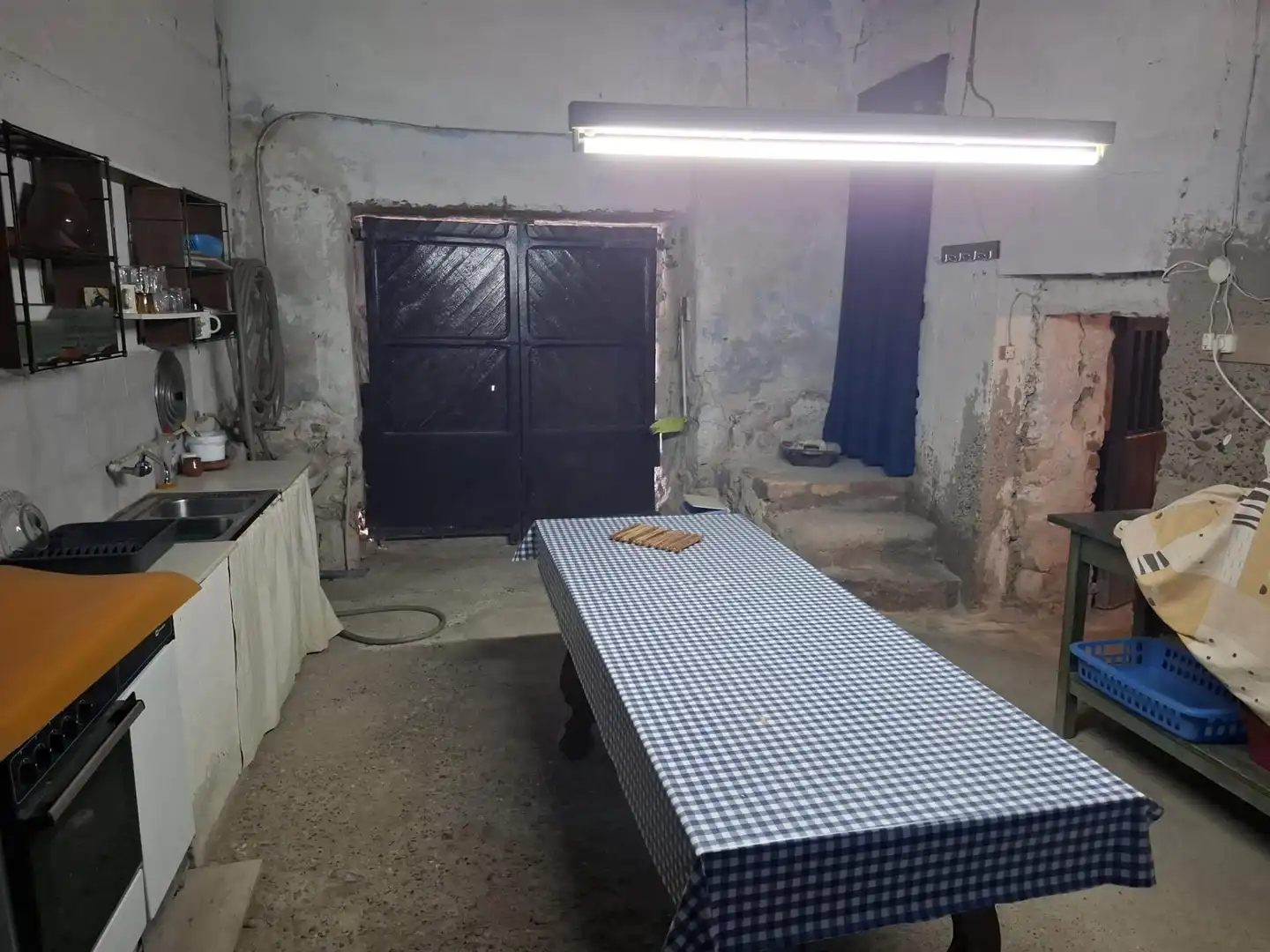 Cuina de Casa adosada en venda en Fonz amb Moblat i Balcó