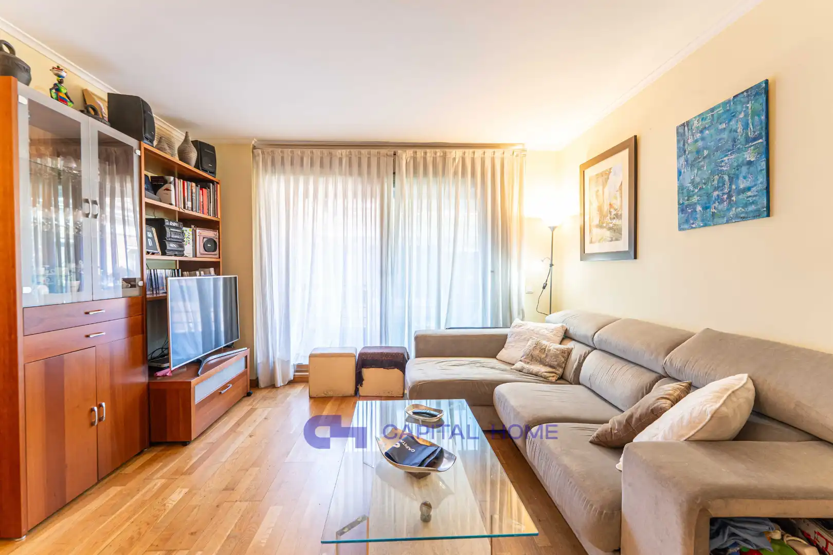 Sala d'estar de Pis en venda en Las Rozas de Madrid amb Aire condicionat, Calefacció i Parquet
