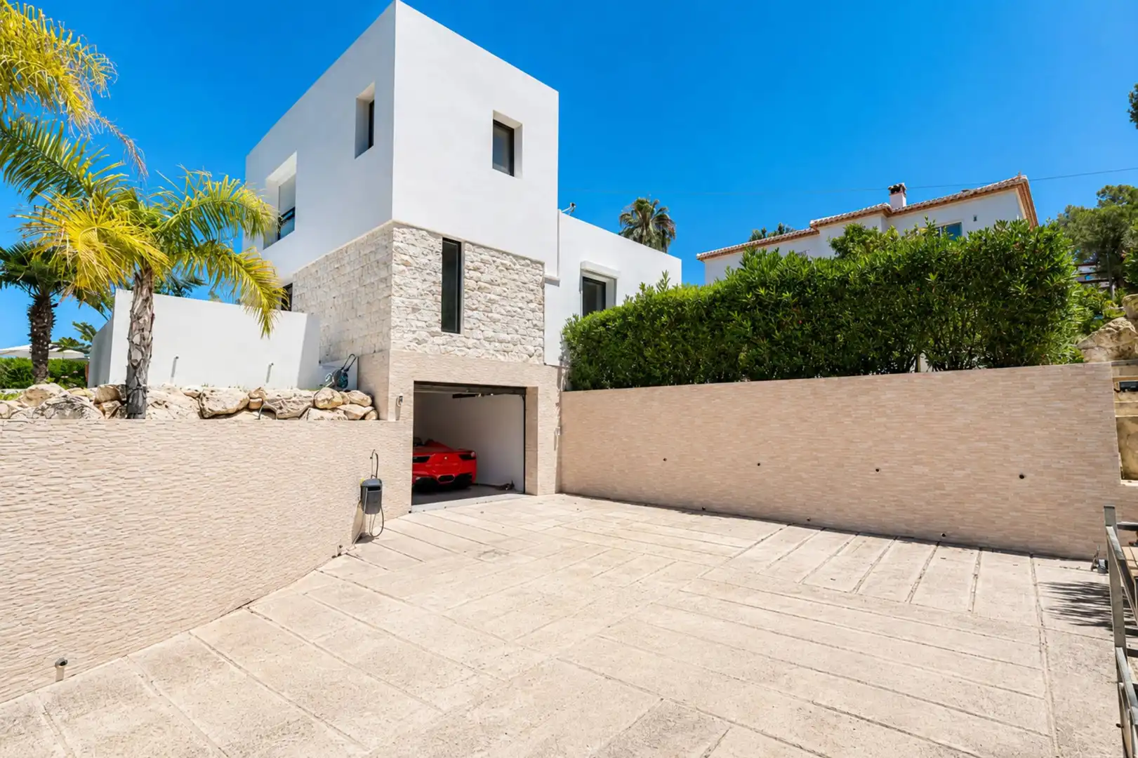 Vista exterior de Casa o xalet en venda en Jávea / Xàbia amb Aire condicionat, Calefacció i Jardí privat