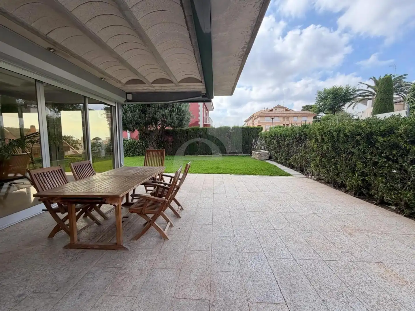 Terrassa de Casa o xalet de lloguer en Paterna amb Aire condicionat i Piscina