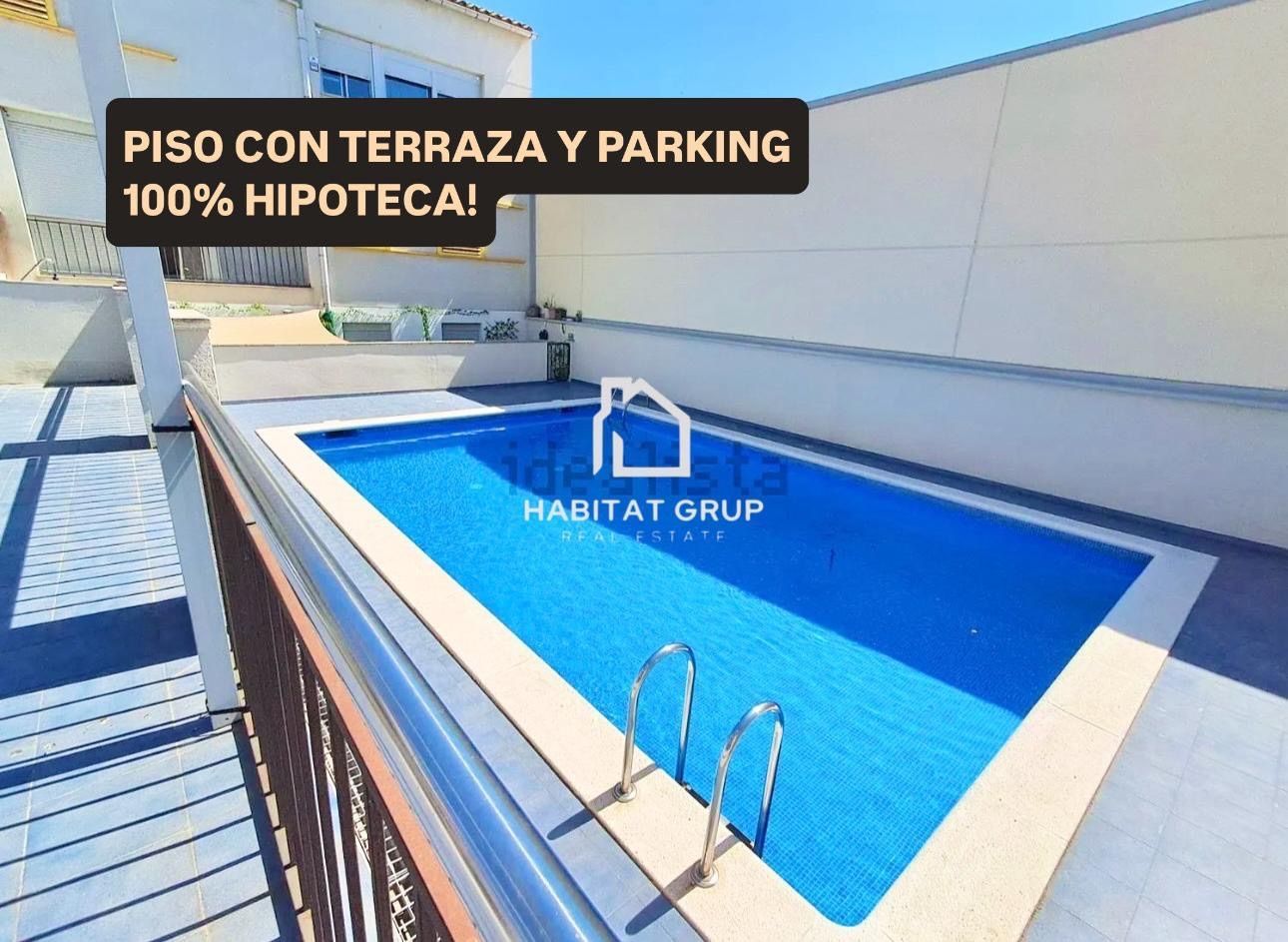 Parking of Flat for sale in Sant Jaume d'Enveja  with Air Conditioner, Heating and Terrace