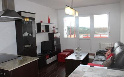 Living room of Flat for sale in Valdés - Luarca  with Heating, Terrace and Furnished