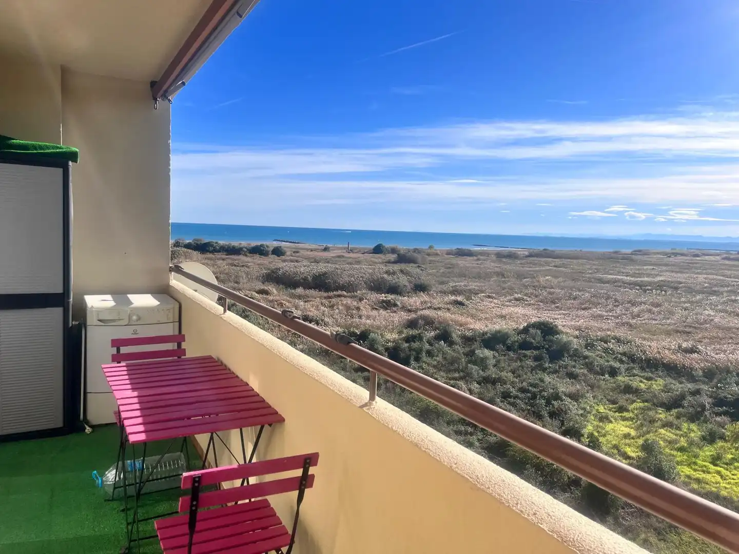 Terrasse von Wohnung zur Miete in La Pobla de Farnals mit Klimaanlage, Terrasse und Möbliert