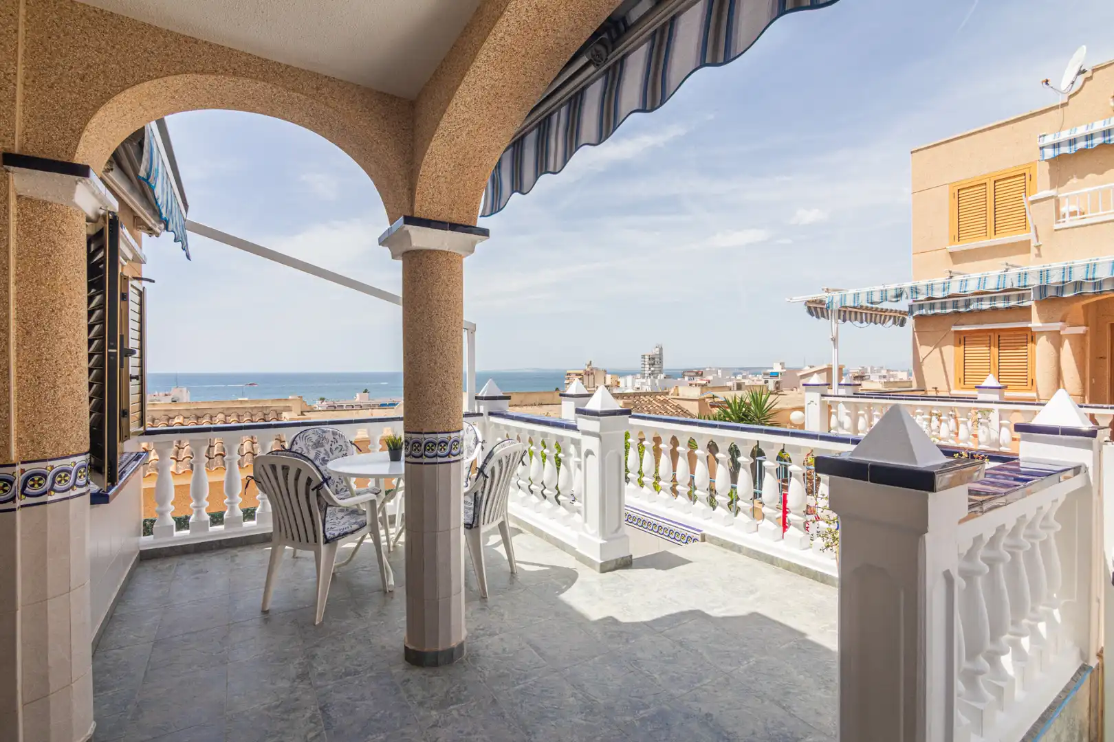Terraza de Casa adosada en venta en Santa Pola con Aire acondicionado, Terraza y Amueblado