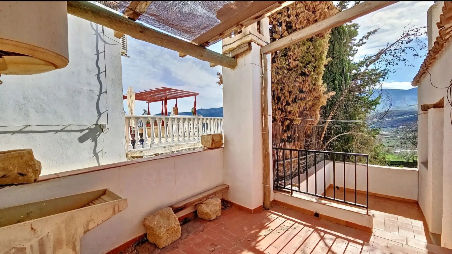 Terraza de Finca rústica en venta en Laujar de Andarax con Aire acondicionado, Calefacción y Terraza