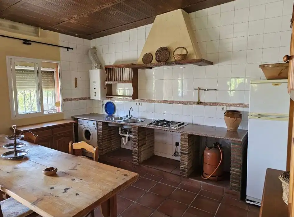 Cocina de Finca rústica en venta en Estepona con Jardín privado, Terraza y Lavadora