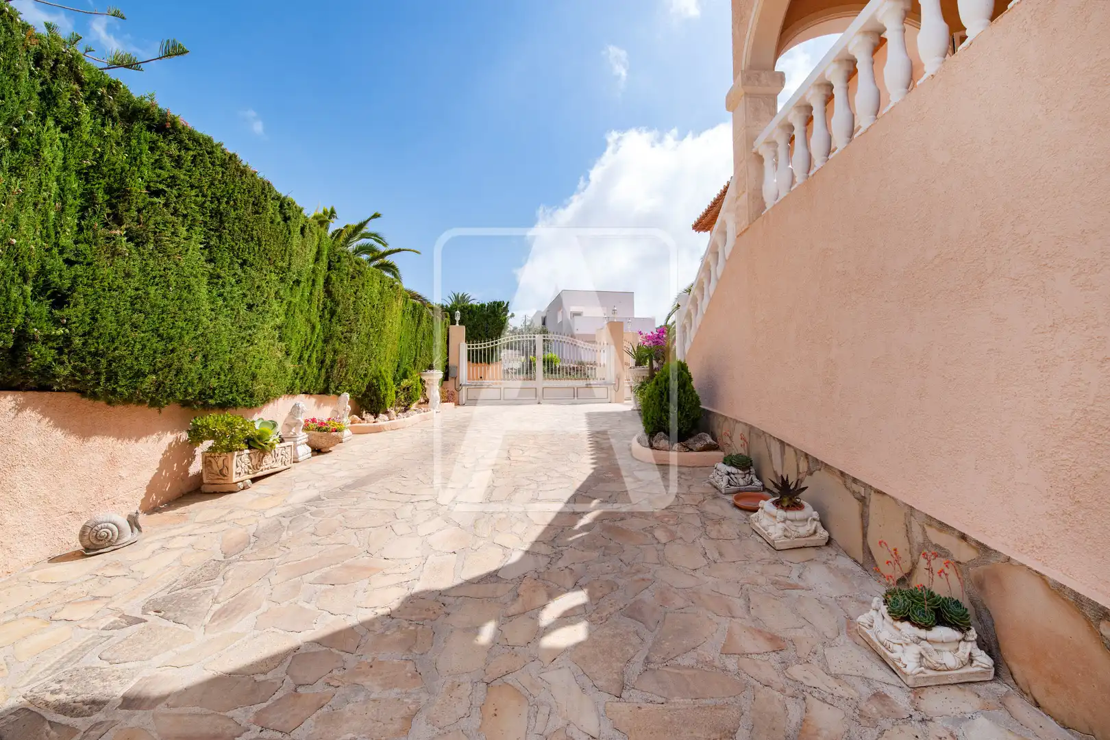 Terrassa de Casa o xalet en venda en Calpe / Calp amb Aire condicionat, Calefacció i Jardí privat