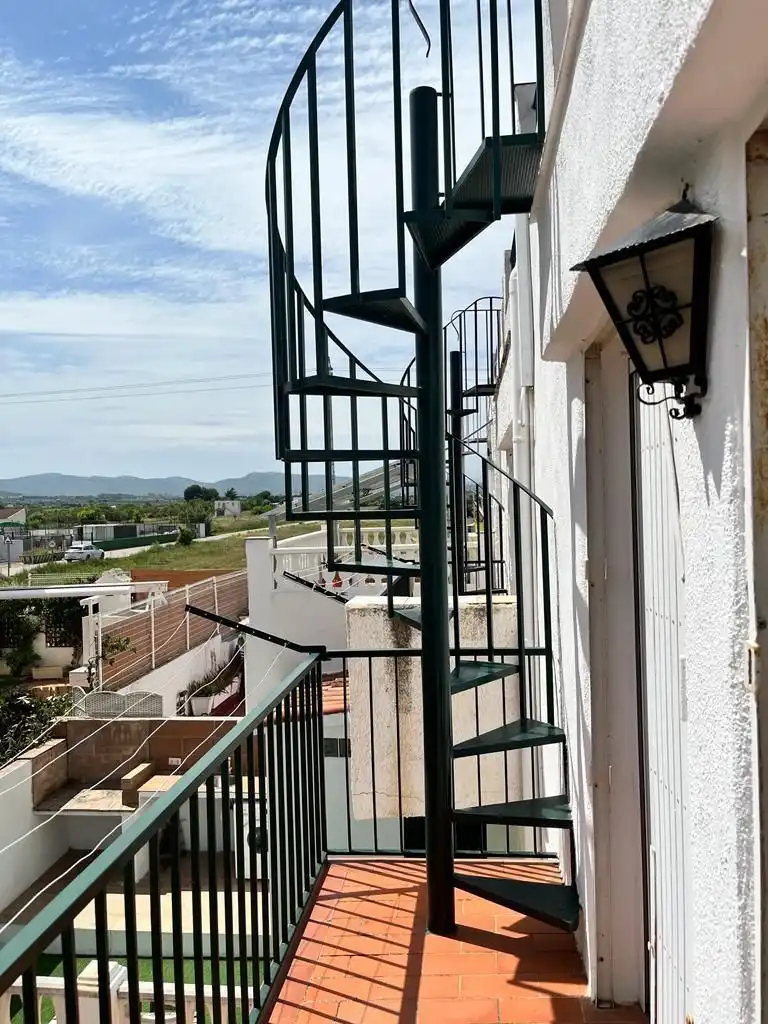 Terrassa de Casa adosada en venda en Peñíscola / Peníscola amb Aire condicionat