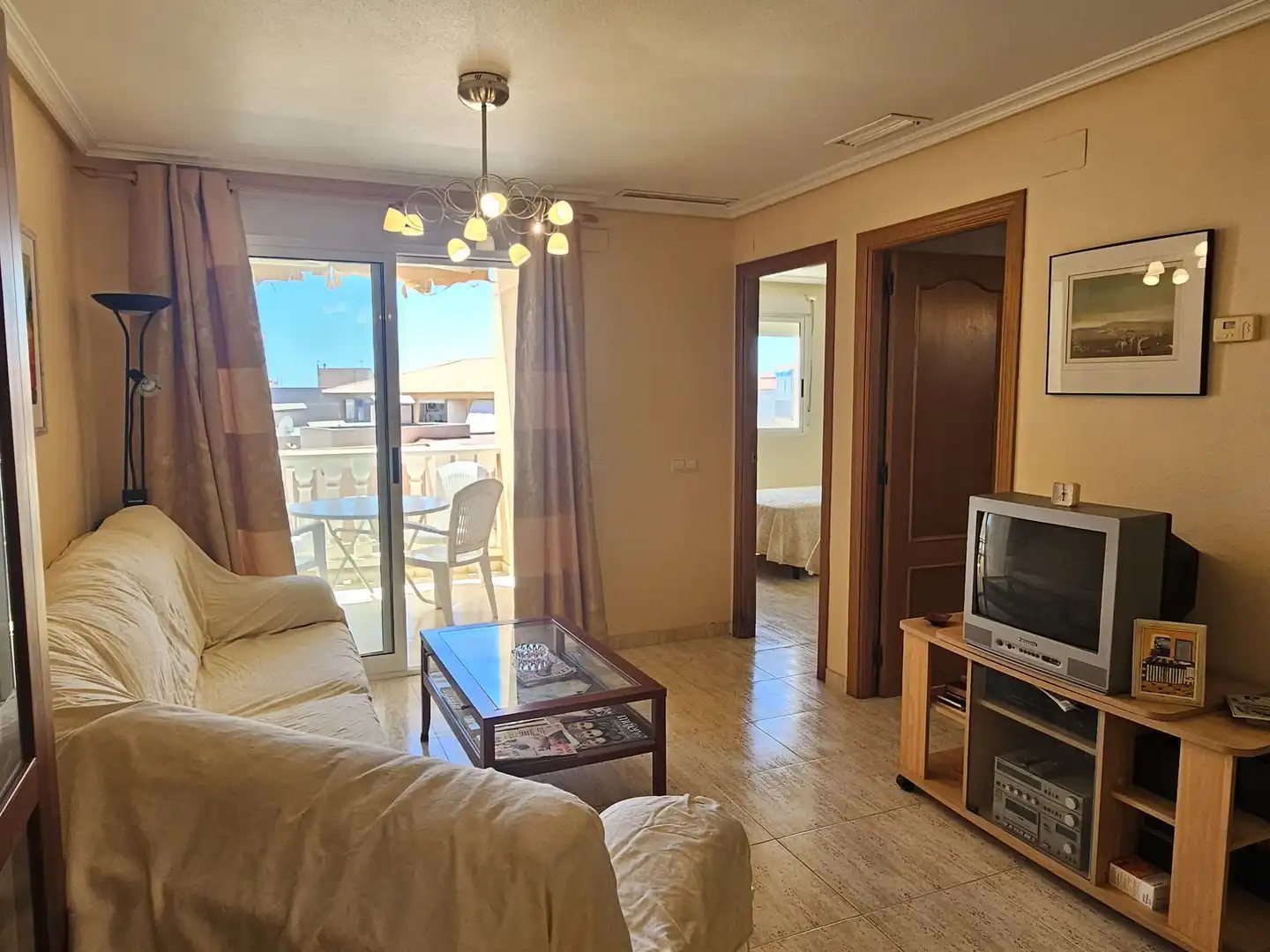 Living room of Flat for sale in Santa Pola  with Air Conditioner, Heating and Terrace